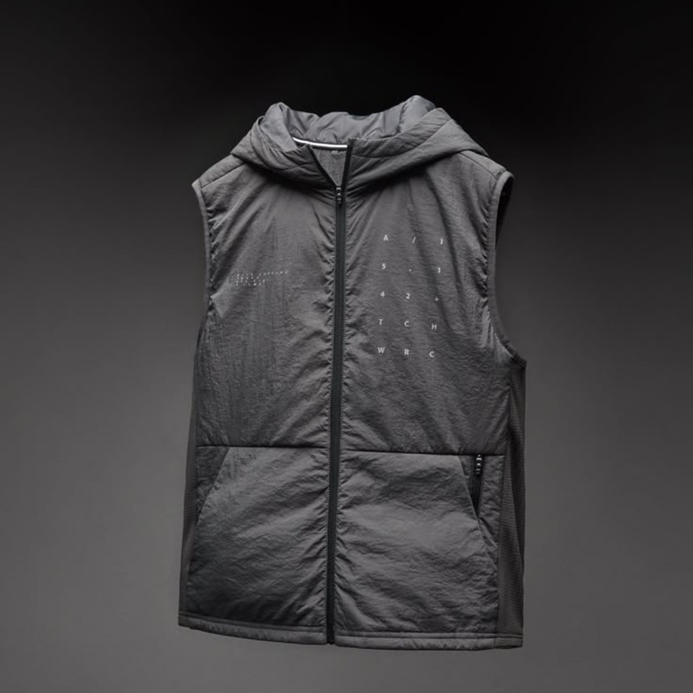Zara kids Charcoal Hooded Vest